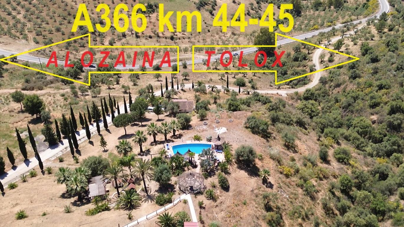 Rural Cottage, With Pool & Optional Private 6 Guests Jacuzzi Tolox Dış mekan fotoğraf